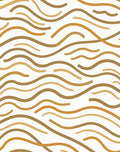 Earthy Tan Swirls Contemporary Rug