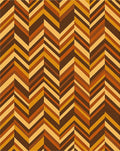 Retro Chevron Stripes Earth Tones Rug