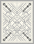 Art Deco Gray Abstract Symmetry Rug