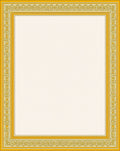 Regal Gold Ornate Border Rug