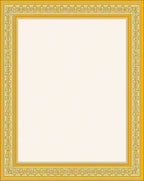 Regal Gold Ornate Border Rug