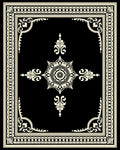 Cream Formal Garden Medallion Rug
