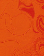 Vibrant Orange Swirl Agate Rug