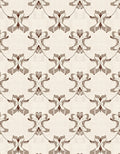Creamy White Abstract Bloom Lattice Rug