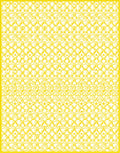 Whimsical Yellow Scroll Medallion Rug