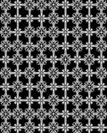 Classic White Bloom Geometric Arrangement Rug