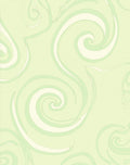 Soft Mint Swirling Lines Rug
