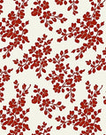 Crimson Branches and Blossoms Rug