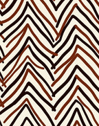 Earth Tones Abstract Chevron Lines Rug