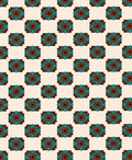 Rustic Teal and Brown Medallion Rug