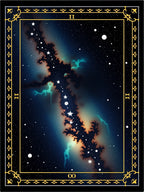 Cosmic Nebula Starry Night Rug