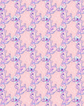Whimsical Pink Poodle Abstract Rug
