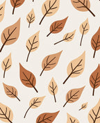 Autumn Leaves in Earthy Tones Rug