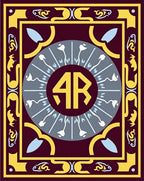 Crimson Yellow Medallion Floral Rug