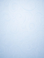 Light Blue Swirling Cloud Forms Rug