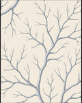 Winter Branch Beige Soft Blue Rug
