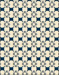 Ivory Navy Geometric Labyrinth Rug