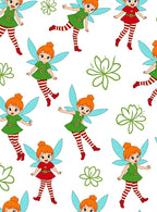 Cute Fairy With Blue Wings And Red Socks Rug