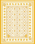 Golden Medallion Jubilee Garden Rug