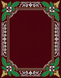 Crimson Leaf Vine Flourish Rug