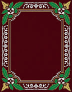 Crimson Leaf Vine Flourish Rug