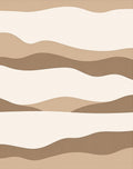 Earthy Tone Layered Landscape Rug