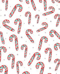Festive Red Green Candy Cane Stripes Rug
