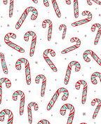 Festive Red Green Candy Cane Stripes Rug