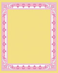 Whimsical Pink Owl Border Rug