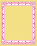 Whimsical Pink Owl Border Rug