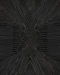 Monochromatic Abstract Linear Swirl Rug