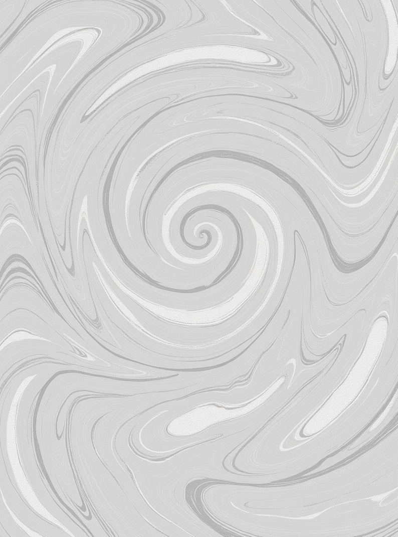 Gray Swirl Marble Texture Rug
