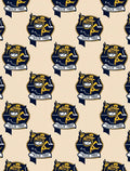 Navy Yellow Crest Shield Emblem Rug