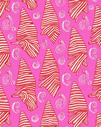 Pink Candy Cane Swirl Rug