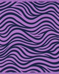 Purple Navy Dynamic Flowing Stripes Rug