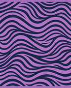 Purple Navy Dynamic Flowing Stripes Rug