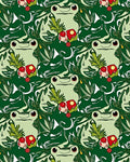 Whimsical Frogs and Berries Garden Rug