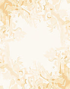 Cream Abstract Organic Line Art Rug