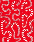 Crimson White Wavy Serpent Collection Rug