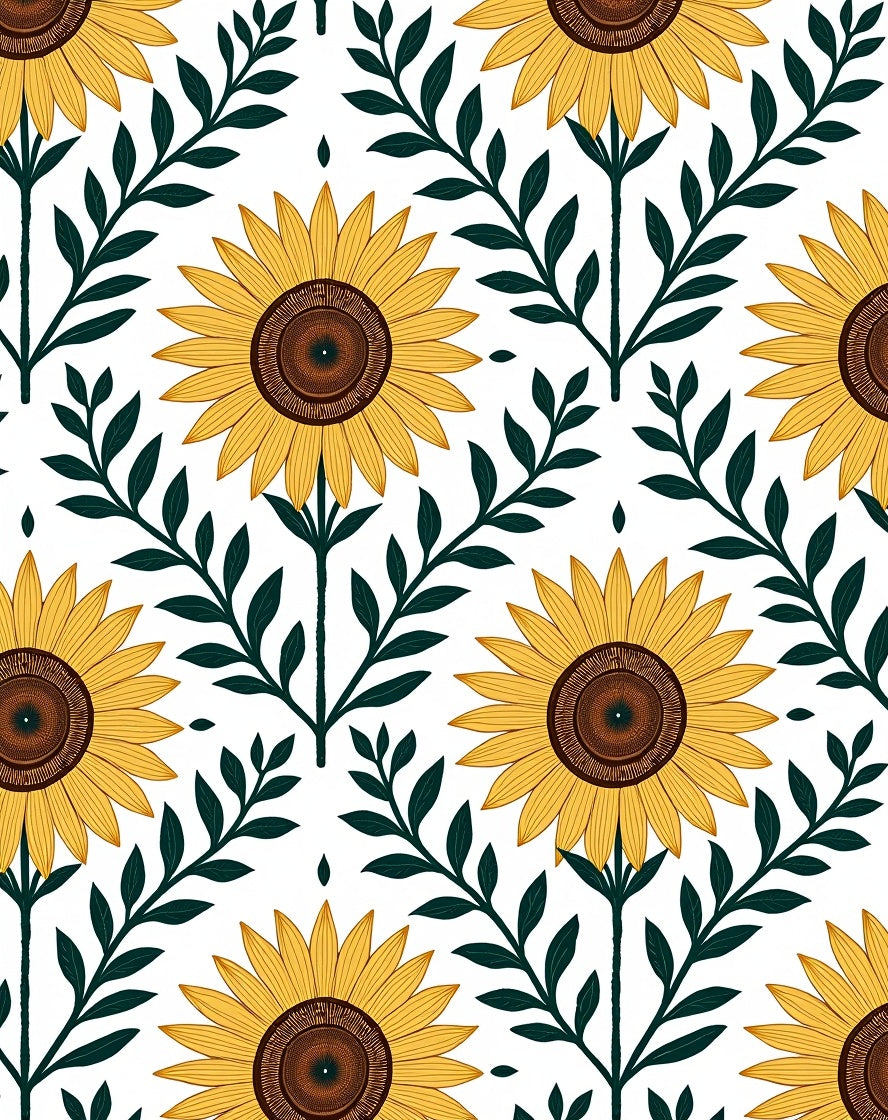 Golden Sunflower Botanic Garden Rug