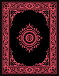 Crimson Ornamental Classic Medallion Rug