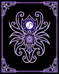 Mystic Violet Ornamental Creature Rug