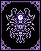 Mystic Violet Ornamental Creature Rug