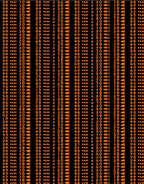 Orange Geometric Diamond Grid Rug
