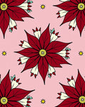 Crimson Floral Blossom Starlet Rug