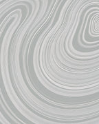 Soft Gray Swirling Lines Rug