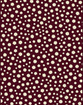 Burgundy Floral Scatter Rug