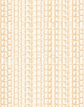 Pale Peach Architectural Grid Rug