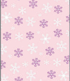 Pastel Snowflakes White Purple Scatter Rug