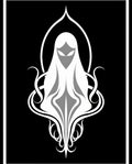 Mysterious White Tentacle Figure Rug
